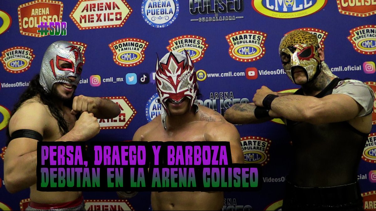 Sacalo_del_Ring's tweet photo. Persa, Draego y Barboza debutan en la #ArenaColiseo. El talento Tapatío sigue llegando a la #CDMX, ahora tres jóvenes de la mano del Satánico buscan su oportunidad para llegar a la #ArenaMéxico.
#SábadoDeColiseo #TalentoTapatio #cmll
⬇️⬇️⬇️
https://t.co/sUSyXMo8WL https://t.co/J9H4qU2f1L