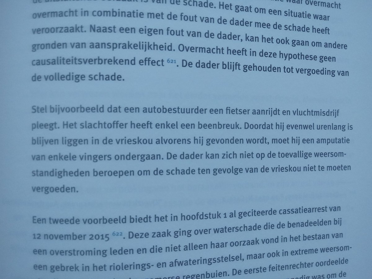 Lees net Bonita Avenue uit, en lees vervolgens meteen daarna in het boek Verbintenissenrecht het volgende: