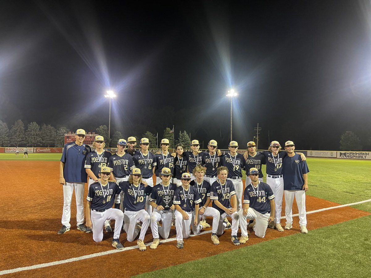 ESHSReserveBSB's tweet photo. PDG Storm Reserve finish runner up in the Class B State Tournament!

Could not be more proud of this group of young men. They came along ways from the beginning, and it was a lot of fun to be a part of! Future is bright on and off the field for this group!

@ESHS_Baseball https://t.co/kMHl4rBj7a