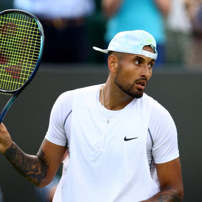 TheTennisLetter's tweet photo. Nick Kyrgios says he’ll retire before age 33:

“I’m getting old. 28. But with all the drinking &amp; partying I’m 57… 33 is insane. I’m not playing till I’m 33. Once I’m gone, you’ll never see me again." https://t.co/dpoaVtdvR2