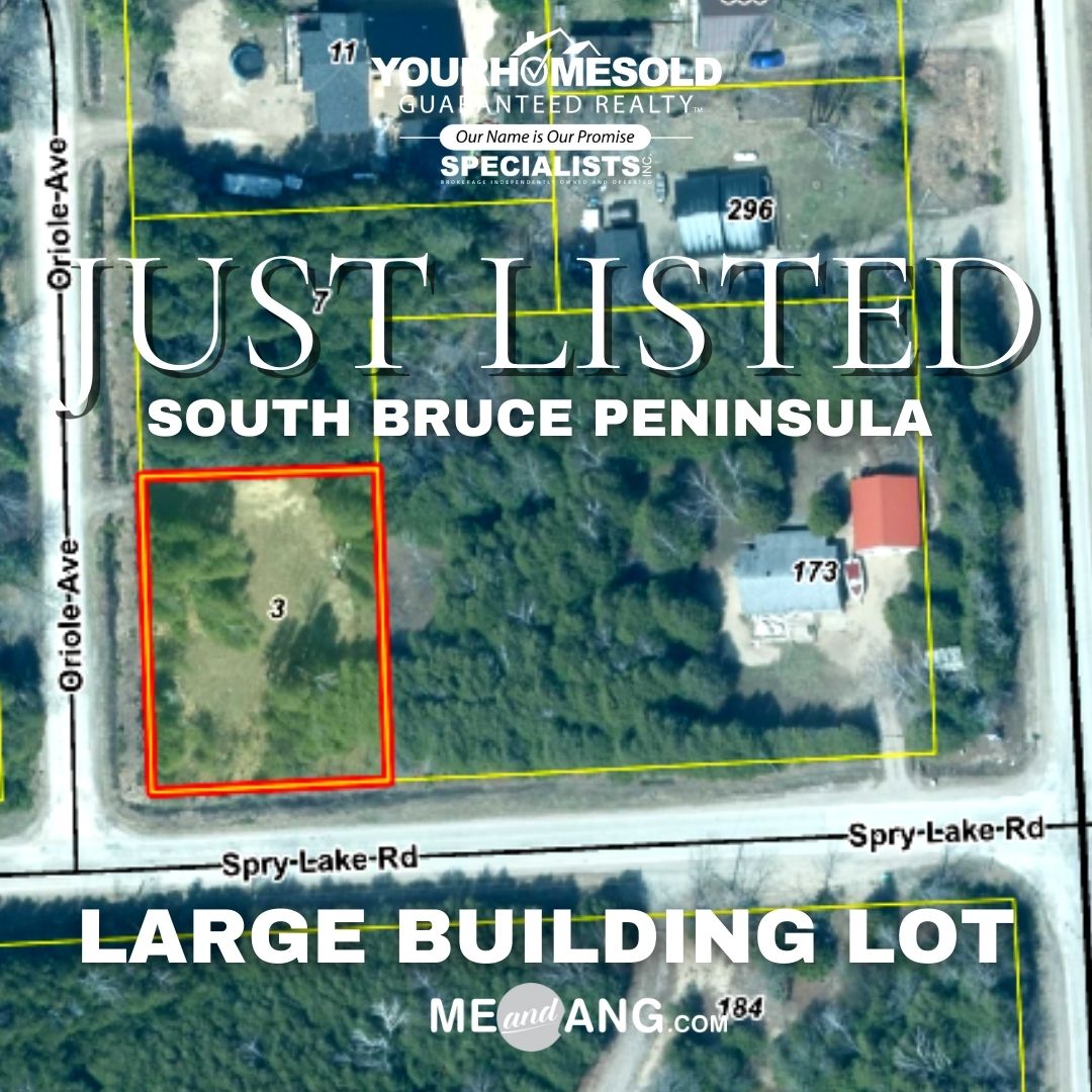 ⭐𝐉𝐔𝐒𝐓 𝐋𝐈𝐒𝐓𝐄𝐃⭐️

This beautiful oversized lot is offered at $178,000   located In the quiet and serene area of #southbrucepeninsula

For more details, Call or Text Mauro Bucci, Owner/Broker of Record at 416.998.9891.