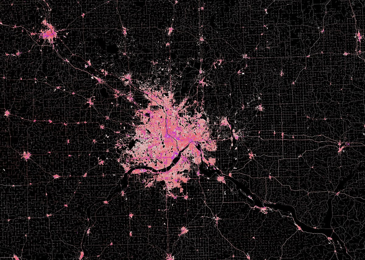 USGSLandCover's tweet photo. NLCD Urban Imperviousness data represents urban #imperviousness as a percentage of developed surface and provides descriptor data that classifies specific types of developed features over every 30-meter pixel in the United States. https://t.co/khX6eucnbl