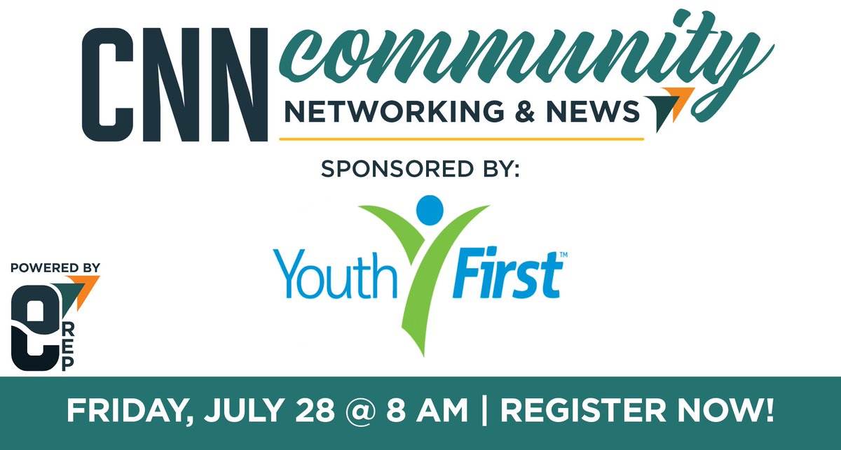 Don't miss CNN this Friday at City View at Sterling Square with our Sponsor Youth First, Inc.!
Registration Required: bit.ly/3DtrIyw