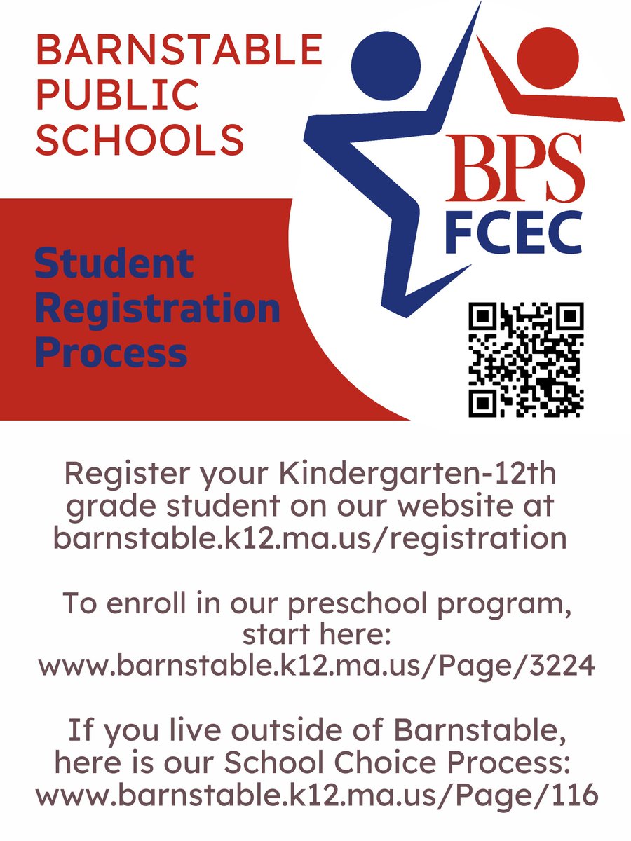 It's time to register for school in Barnstable! #Barnstable #BarnstablePublicSchools