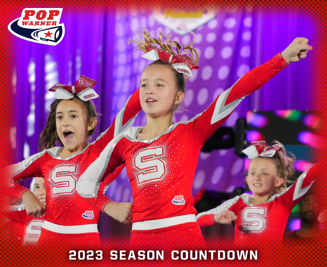 Pop_Warner's tweet photo. 5 Days until the start of the 2023 Pop Warner season! https://t.co/5jqCvqEJin