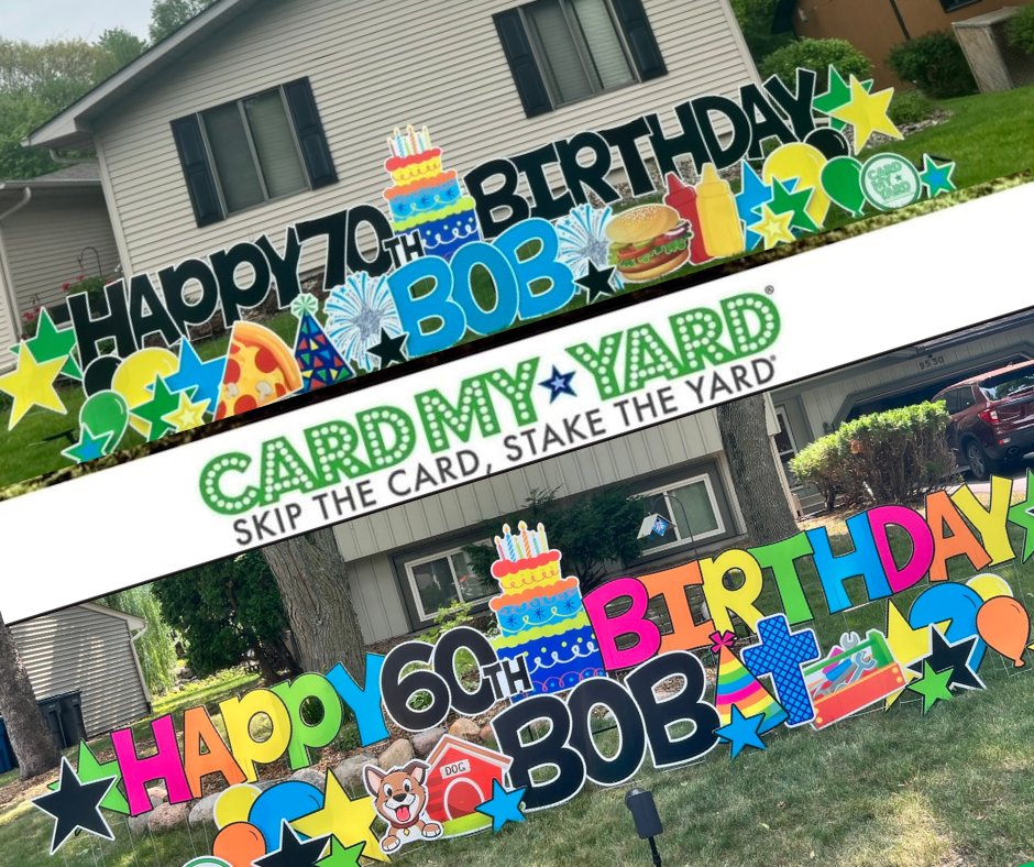 WHAT ABOUT BOB!?
When BOB has a birthday and then BOB's neighbor, BOB has a birthday, WE CELEBRATE! So don't forget about BOB!
#whataboutbob #happybirthday #bob #cardmyyardedenprairie #edenprairie #hopkinsmn #minnetonka. #lakeminnetonka #excelsiormn #shorewood #cardmyyard...