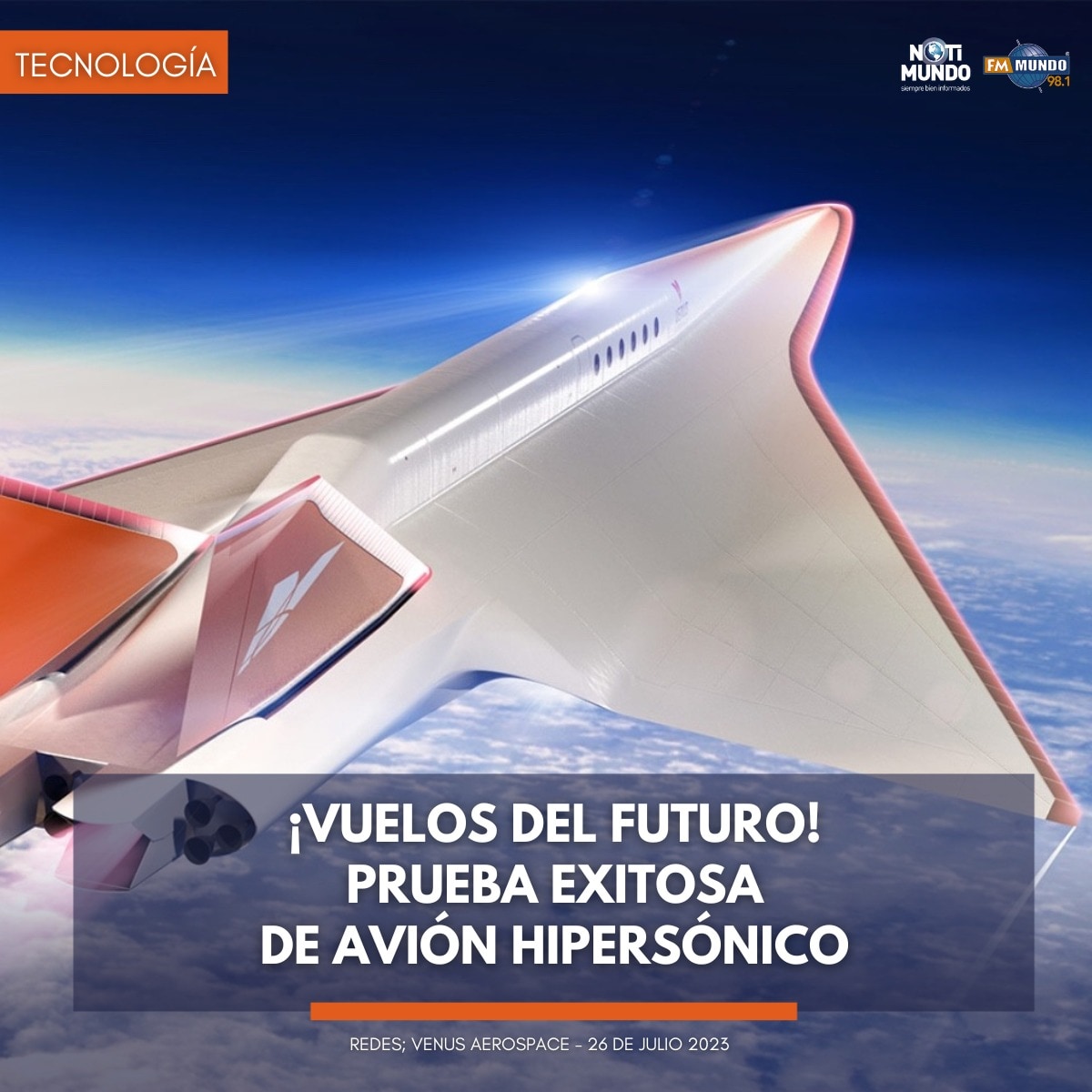 #VuelosDelFuturo ➡️ Venus Aerospace prueba motores de cohete para el avión Stargazer, que alcanzará más de 11.000 km/h, conectando Madrid-Los Ángeles en poco más de una hora. ¡El futuro de la aviación se ve brillante! ✈️🚀

Más información aquí: instagram.com/p/CvKkmqCgZF3/…