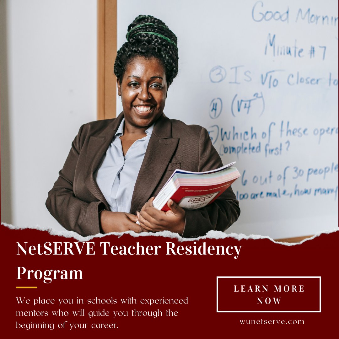 Whether you're changing careers or graduating undergrad, NetSERVE will be here for you. Learn more today at wunetserve.com.