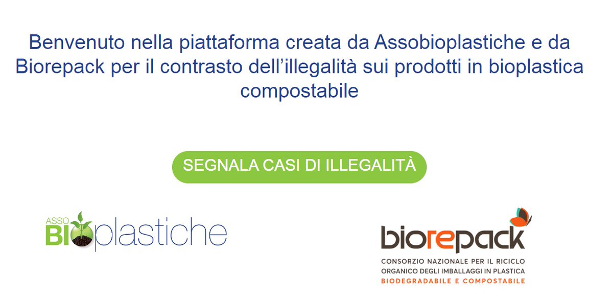 Polycart (@polycartspa) on Twitter photo Anche in #vacanza, non abbassiamo la guardia sulla diffusione di sacchetti #illegali! Grazie alla piattaforma di <a href="/abioplastiche/">Asso Bio Plastiche</a> e <a href="/Biorepack_Cons/">Consorzio Biorepack</a> è possibile segnalare i casi sospetti nel più totale anonimato.
Scopri di più 👉 bit.ly/3PYe11U Anche in #vacanza, non abbassiamo la guardia sulla diffusione di sacchetti #illegali! Grazie alla piattaforma di <a href="/abioplastiche/">Asso Bio Plastiche</a> e <a href="/Biorepack_Cons/">Consorzio Biorepack</a> è possibile segnalare i casi sospetti nel più totale anonimato.
Scopri di più 👉 bit.ly/3PYe11U