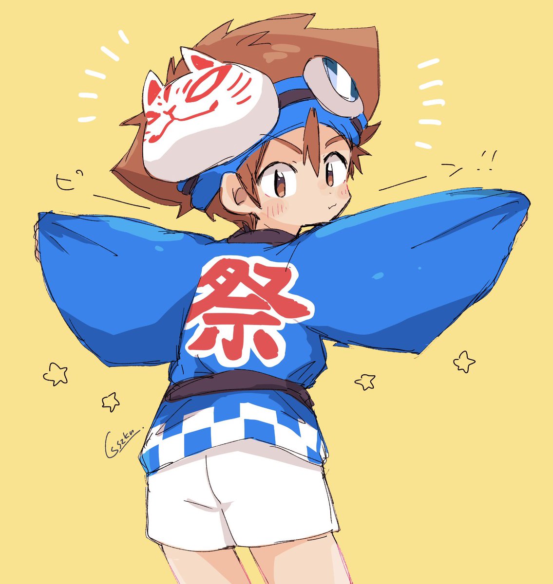 szkn_'s tweet photo. お祭りおべべ https://t.co/eDVfeDxG2R