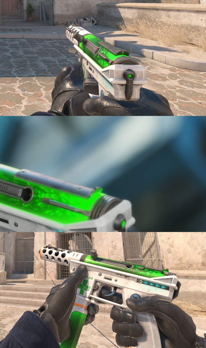 cimota_art's tweet photo. Happy to finally release a Half Life inspired Tec-9 Medkit for @CounterStrike 2
Click the images for a little surprise 👀 https://t.co/cLFKWbwCzg