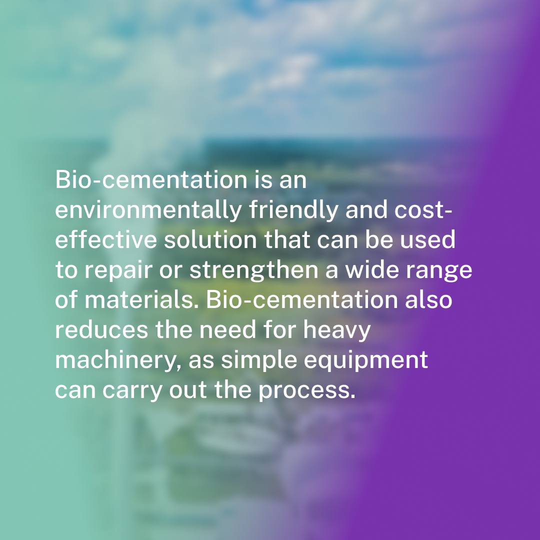 efk_platform's tweet photo. Did you know that nature has its own cementing process? It's called bio-cementation! 🦠🔩

Learn more with EFK platform! 🌿💚 https://t.co/bRbF8zGzRb

#Biocementation #SustainableSolutions #GreenConstruction #NatureAtWork https://t.co/m7SNeSutGw