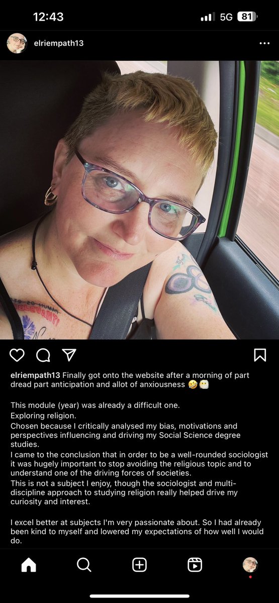 ElRiEmpath13's tweet photo. #openuniversitystudent #keepingitreal #badasswarrior #authenticself #SelfExpression https://t.co/nhS8bMuHYa