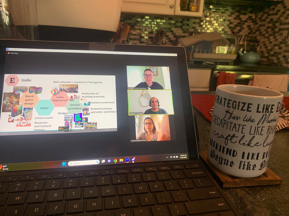 NSOrvis's tweet image. Having a great time listening to the fascinating talks at #GenerationAnalog2023 - with on-theme mug from my #ttrpg group. ❤️