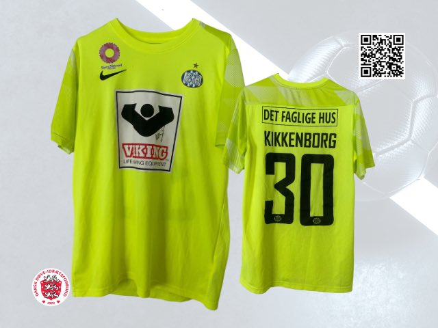 Han er hjemmefra min barndomsklub <a href="/EsbjergfB/">Esbjerg fB</a>, og han er en fornøjelse at have med vikingen på brystet i LB!
Derudover er han en konge fyr, der har doneret en matchworn trøje til auktionen til fordel for <a href="/DeafsportDK/">Dansk Døveidræt DDI</a> futsallandshold. 
Tak Kikken 🙏🏼💙⚽️
#matchworn #efb #tak