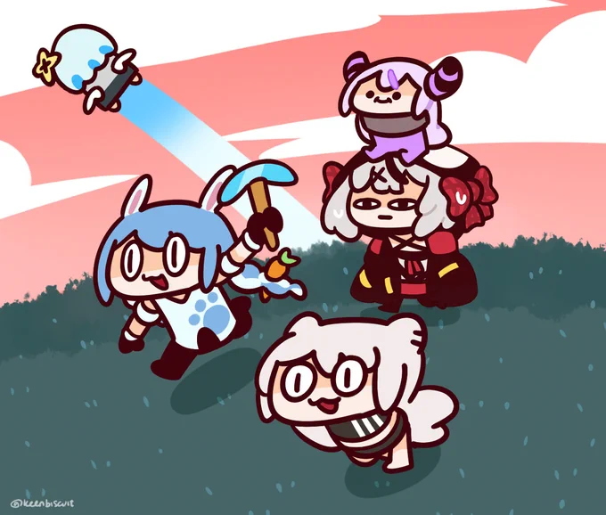 #みんなでデフォルメ絵をあげて幸せな気分になろう 