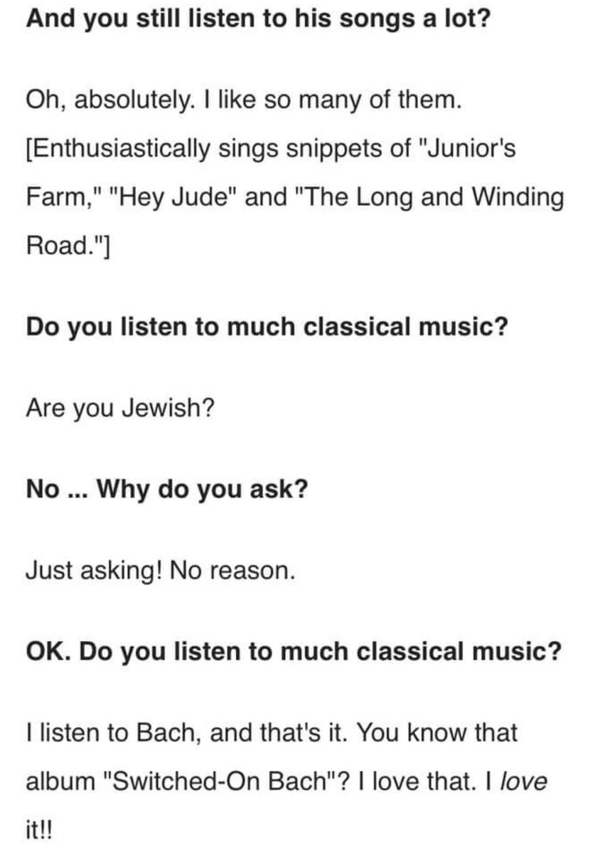 beachboysmoment's tweet photo. Brian Wilson asks an interviewer if he’s Jewish. (2005) https://t.co/SKneB7uBN6