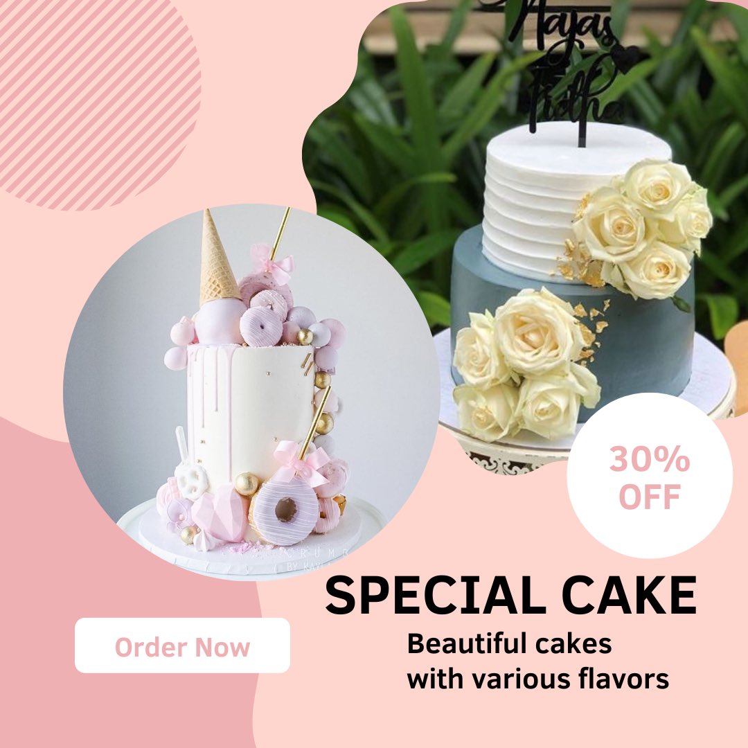 'Indulge in the sweetness of life with our SPECIAL CAKE! 🍰✨🎉 Enjoy 30% OFF on all our beautiful cakes with a variety of flavors at The Cravory. Order now and treat yourself to a delightful experience! 😍🍰 #specialcakes #sweettreats #thecravory #cakelove #discount #pune #order