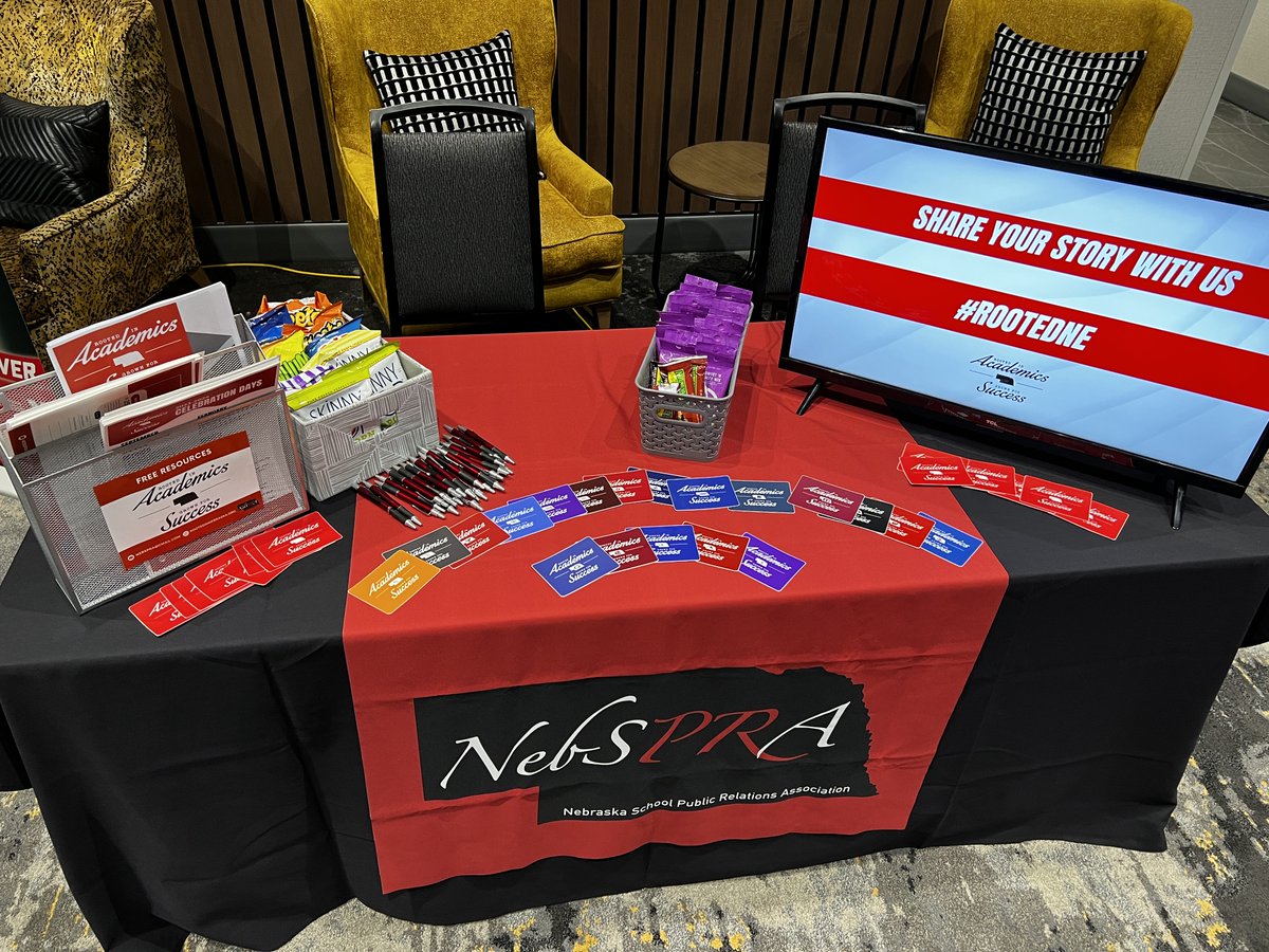 NebSPRA's tweet image. Stop by and see us at #NCSAAdmin23
Want communication tips &amp;amp; tricks?
Attend our THURSDAY sessions:
⏰10:30: Communication How To…
⏰1:15: Building Relationships Through Effective Communications!
⏰2:30: Telling the Story of Public Education
#RootedNE