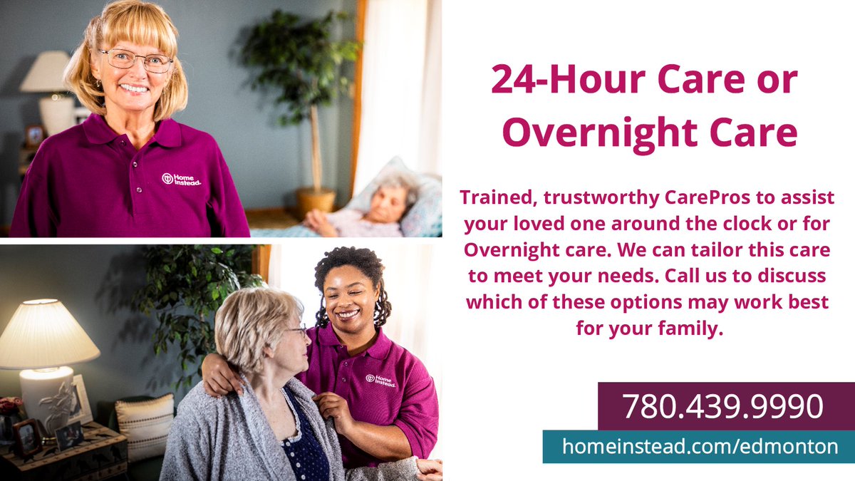 Whether you desire our 24-hour home care services because it's affordable, convenient, offers security for your loved one, or proven to help ailing patients recover more quickly, the benefits of 24-hour home care cannot be ignored for Edmonton families. Call today to learn more!