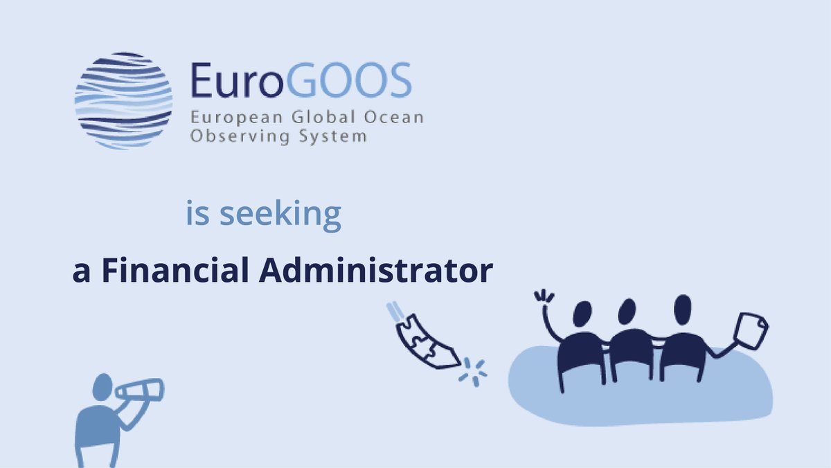 📣 EuroGOOS is hiring! We are recruiting a Financial Administrator to support the EuroGOOS team in activities linked to the secretariat general administration and EU project/contract finances. Apply by 27 August and join our team!   

👉bit.ly/3QaRlLN