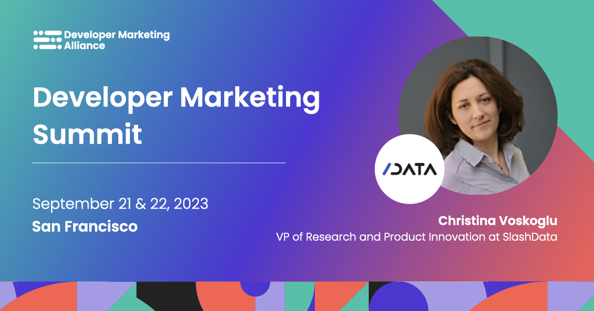 SlashDataHQ's tweet photo. Join us on 9/21 | @DevMarAlliance Summit for the panel discussion "Making data-backed investment decisions to power Developer driven growth" with:
@MoschoulaK, @ChristinaVoskog, @leanmarg, Christie Kristensen
https://t.co/P3pk9QGKPh
25% off: Slashdata25 https://t.co/zPAAAcB6U3