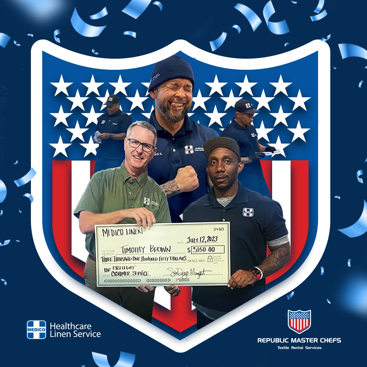 RMasterChefs's tweet image. 🏆 Celebrating our San Diego Team&apos;s well-deserved quarterly safety bonuses for their outstanding customer service and sales achievements – a true testament to our commitment to safety and customer satisfaction!