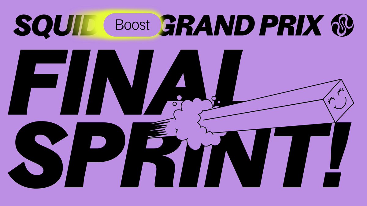squidrouter's tweet photo. The Squid Boost Grand Prix is nearing the finish line, with a staggering 10k swaps on the leaderboard 🔥

Participants are still swapping strong - prepare for a nail-biting final sprint! ⚡

There's still time to enter - the race ends 7/27 at 23:59 UTC 🏁

https://t.co/330KNb6611 https://t.co/SDAkbaYj1n