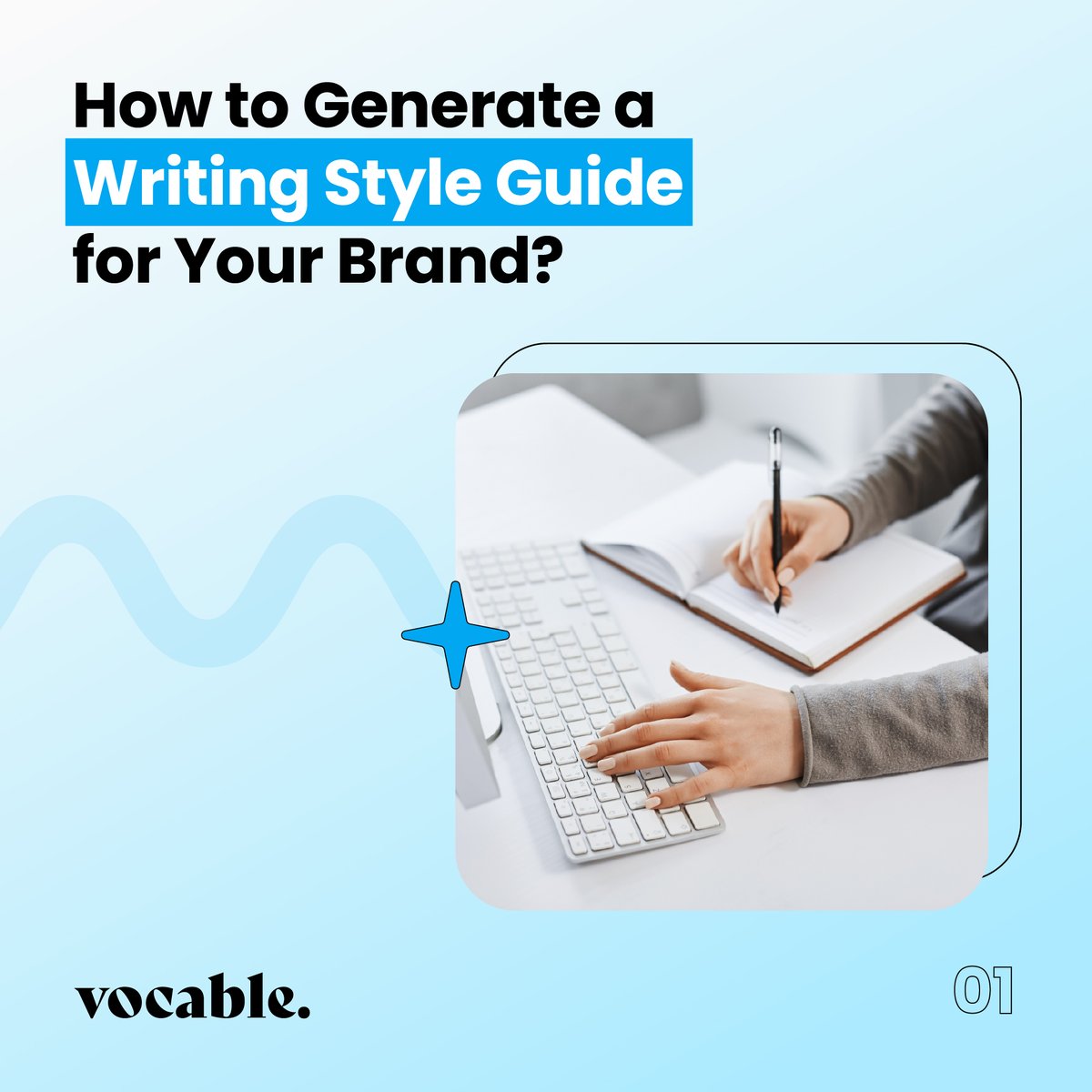 Vocable_ai's tweet photo. When it comes to content, consistency is key. To do so, one needs to stick to a set of rules, a style guide, ensuring quality and effective delivery of a message 📐 

Read the steps in A THREAD ⬇️ 

#writing #contentcreators #Vocable #AI #aiwriter https://t.co/3S2pcqSi38