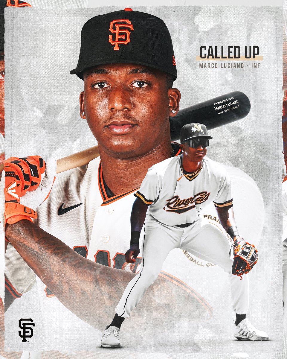 SFGiants's tweet photo. Marc your calendars 📅

Marco Luciano is a San Francisco Giant https://t.co/y3TBiJgULJ
