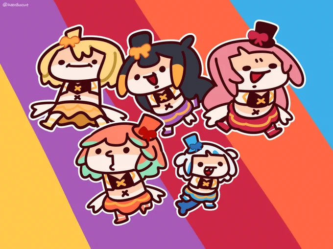 #みんなでデフォルメ絵をあげて幸せな気分になろう 