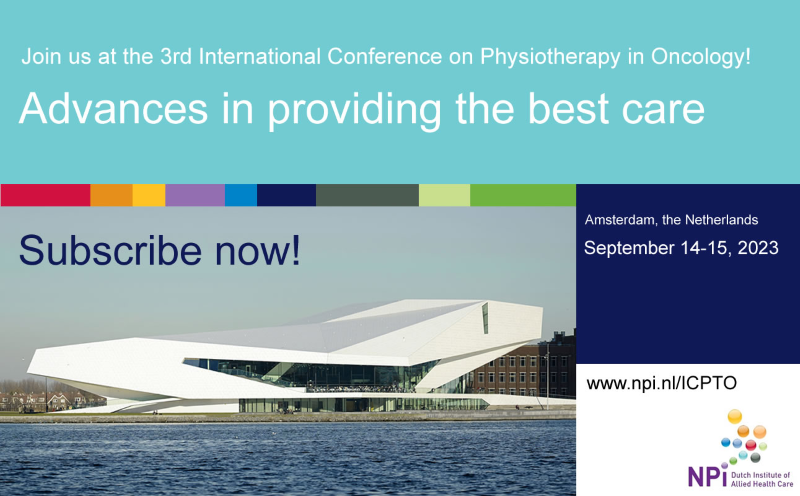 paramedisch's tweet photo. Do you want to get informed about the latest scientific insights and  best practices by experts from all over the globe in the field of 𝐜𝐚𝐧𝐜𝐞𝐫  𝐫𝐞𝐡𝐚𝐛𝐢𝐥𝐢𝐭𝐚𝐭𝐢𝐨𝐧?

3rd International Conference on Physiotherapy in Oncology (𝐈𝐂𝐏𝐓𝐎)  
👉 https://t.co/UvgH11E4XA https://t.co/oxgZTJu8RT