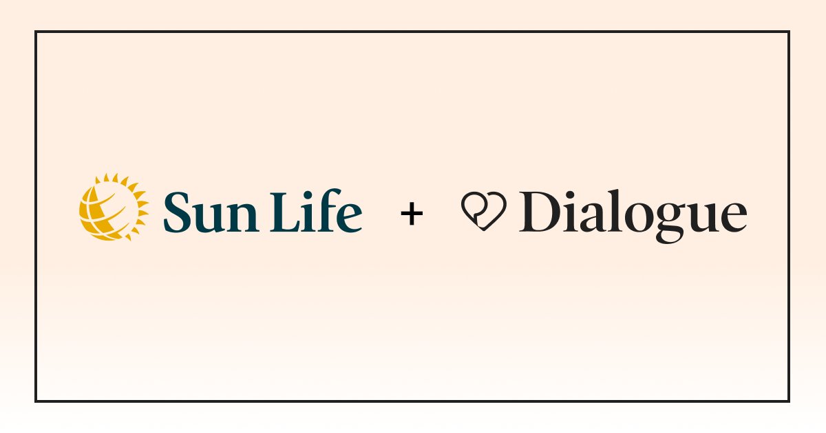 Nous sommes très heureux d’annoncer l’intention de la Sun Life d’acquérir Dialogue, la principale plateforme de soins de santé et de mieux-être virtuels au pays. 

La Sun Life et Dialogue ont la vision commune d’améliorer la santé de tous. En savoir plus : ow.ly/lyyr50PlV5m