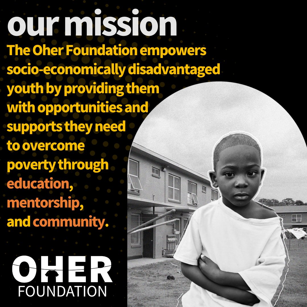 Proud to be able to start publicly talking about the Oher Foundation. We’re going to be able to help so many kids who need an opportunity.
