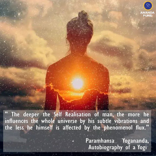 ananda_pune's tweet photo. #spirituality #ananda #anandaworldwide #swamikriyananda #paramhansayogananda #meditation #innerpeace #innerhealing #spirituality #inspirationalquotes #anandabooks #spiritualawakening #autobiographyofayogi #anandasangha #happiness #yoga #innerguidance #innervoice https://t.co/uPATvg91LZ