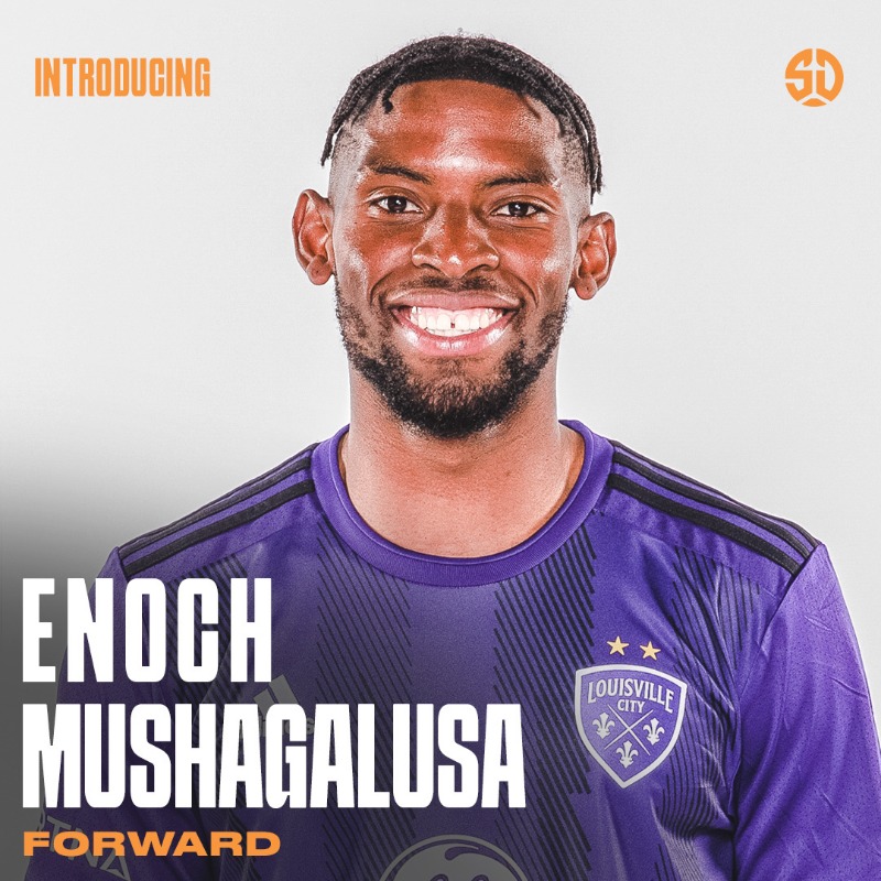 SanDiegoLoyal's tweet photo. Roster News: We've signed defender Michael Chilaka formerly of @MaccabiTLVFC.

In addition, we've acquired @LouCityFC forward Enoch Mushagalusa on loan and transferred Kyle Adams to Louisville for an undisclosed fee.

All transactions are pending league and federation approval.