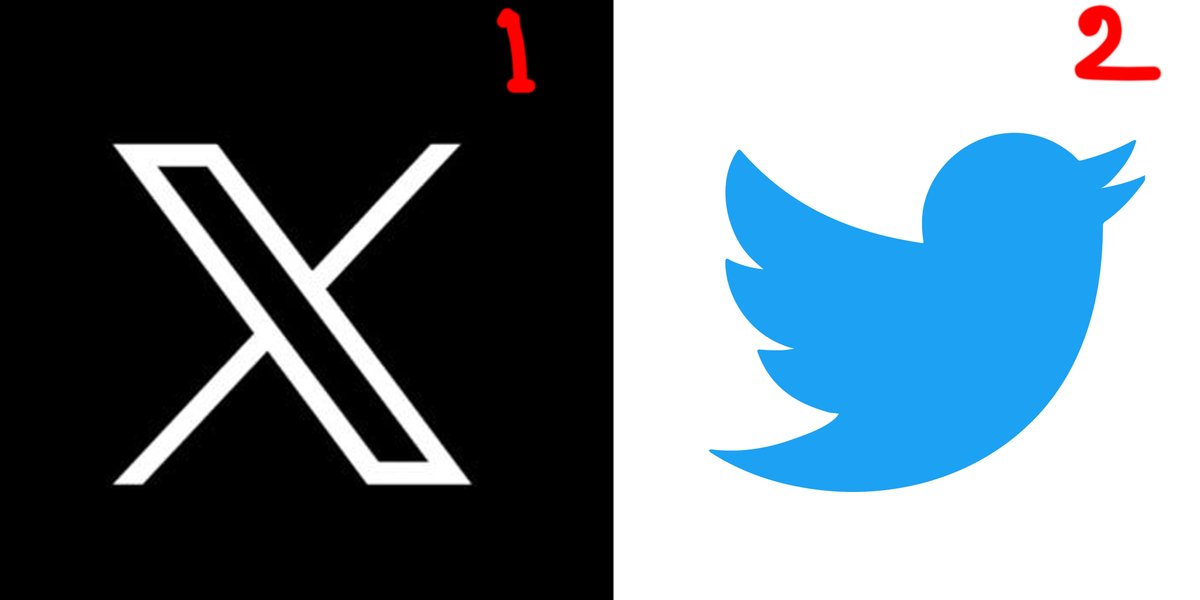 ImRubelBabu's tweet photo. Twitter best LoGo. 
Logo 1 or Logo 2

#NoConfidenceMotion #TwitterX #TwitterXLOGO 
#JoinTheFlipSide📷 #ElvishYadav𓃵 #Gadar2Trailer #ManipurVoilence #softwaredevelopment #seokjin #RVNL #Prank #WorldCup2023 #CaptainMillerTeaser #TwitterXLOGO #JailerThirdSingle #elon_musk #NewLogo https://t.co/iCstrJqA4l