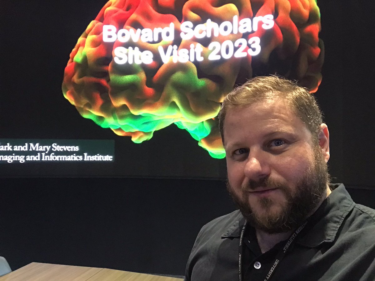 welcoming the #USC Bovard Scholars for a site visit at @USCLONI today. #neuroimaging #science #education #KSOM #USCtrojans