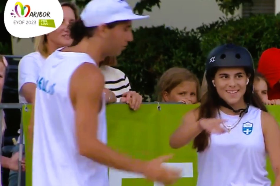 SkateHellas's tweet photo. #hellenicskateboardingfederation
#skate #skatehellas #skateboarding #Paris2024 #skateup #skatesafe #nevergiveup #skatepark #longboard #longboarding #surf #surfing #skatergirl
#TeamHellas #eyof2023maribor
#ReadytoShine https://t.co/GKe04pF189