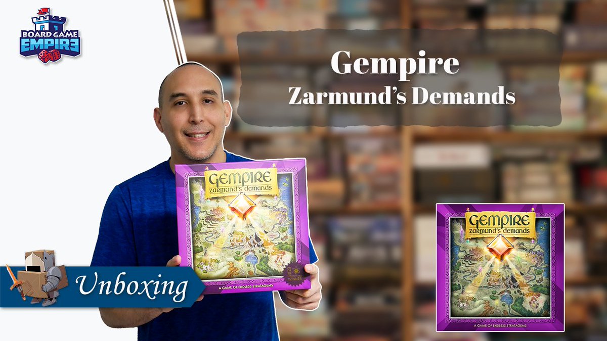 Gempire Zarmund's Demands Unboxing youtube.com/watch?v=l7p_tv… @gemtimegames #boardgameempire #Review #TopGames #BoardGames #GempireZarmundsDemands #GemTimeGames #BGG #boardgamenight #boardgamenights #boardgameaddict #boardgamegeeks #boardgameday #boardgamecommunity #gamenight
