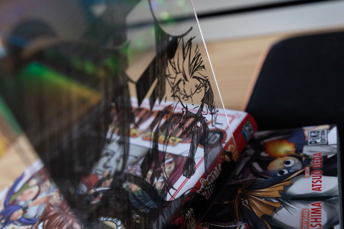 Tenshiy_'s tweet photo. 𝔾𝕣𝕒𝕧𝕦𝕣𝕖 - 𝔻𝕣𝕒𝕘𝕠𝕟𝕤 𝕁𝕦𝕞𝕖𝕒𝕦𝕩

Première gravure sur du plexi' 10x15 en l'honneur de #Sting &amp; #Rogue de #FairyTail 🥰

Image tiré d'un scan du manga entièrement retravaillée 👆🏻✨

#Manga #Gravure #Dragonsjumeaux #fairytailguild
#fairytailmanga
#fairytailfanart https://t.co/sH5qGBjGM4