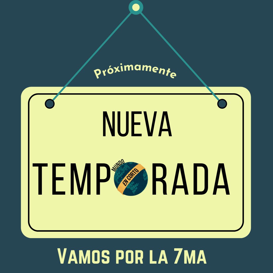 MundoEnCorto's tweet photo. Estamos muy emocionadas 🥳 

Ya era momento de volver y volver con todo. Así que, nos vemos mañana 9:00 p.m. para arrancar 7ma temporada 🙌🏼 https://t.co/QP064RPvOO