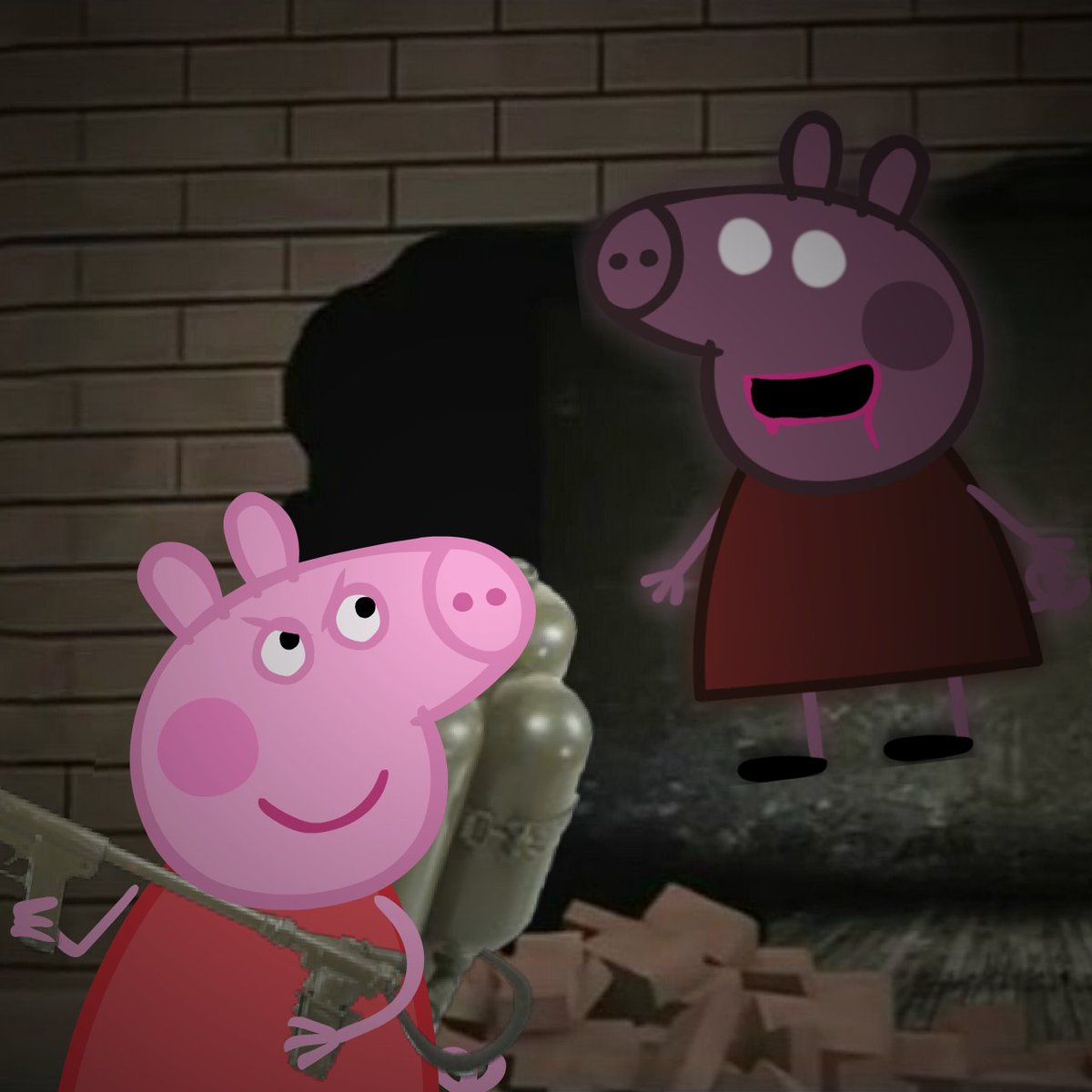 We're Alive! 
A poster from Peppa's Horror Parodies!
#FNF #peppa #fridaynightfunkin #fnfmods