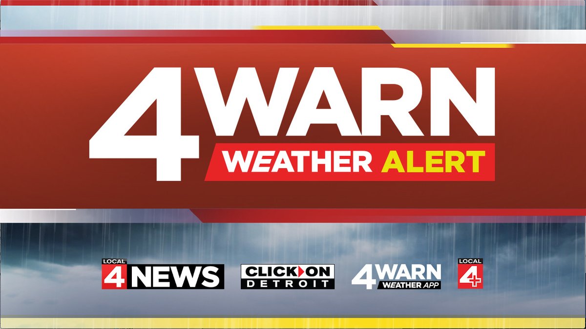 4WARN WEATHER ALERT DAY: Has been declared for this afternoon and evening with severe thunderstorms moving into the region with all modes of severe weather possible. Stay with <a href="/Local4News/">Local 4 WDIV Detroit</a> on all platforms for severe weather coverage today! #MIWX