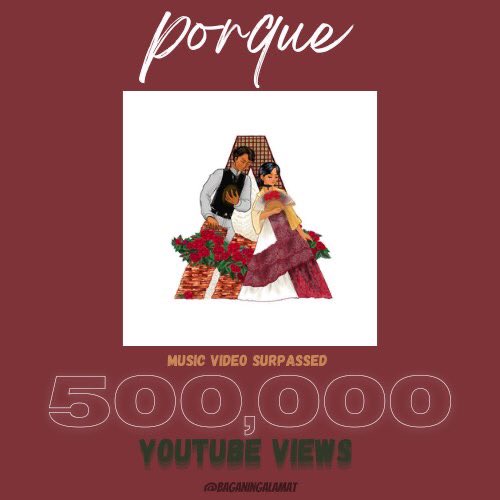 BAGANIngALAMAT's tweet photo. [ALAMAT YouTube Milestone]

The music video of 'porque' by ALAMAT has reached 500,000 views on YouTube! 🤎

Thank you for your support, Magiliws!

#ALAMAT #ALAMATporque https://t.co/yLwlRBLWBZ