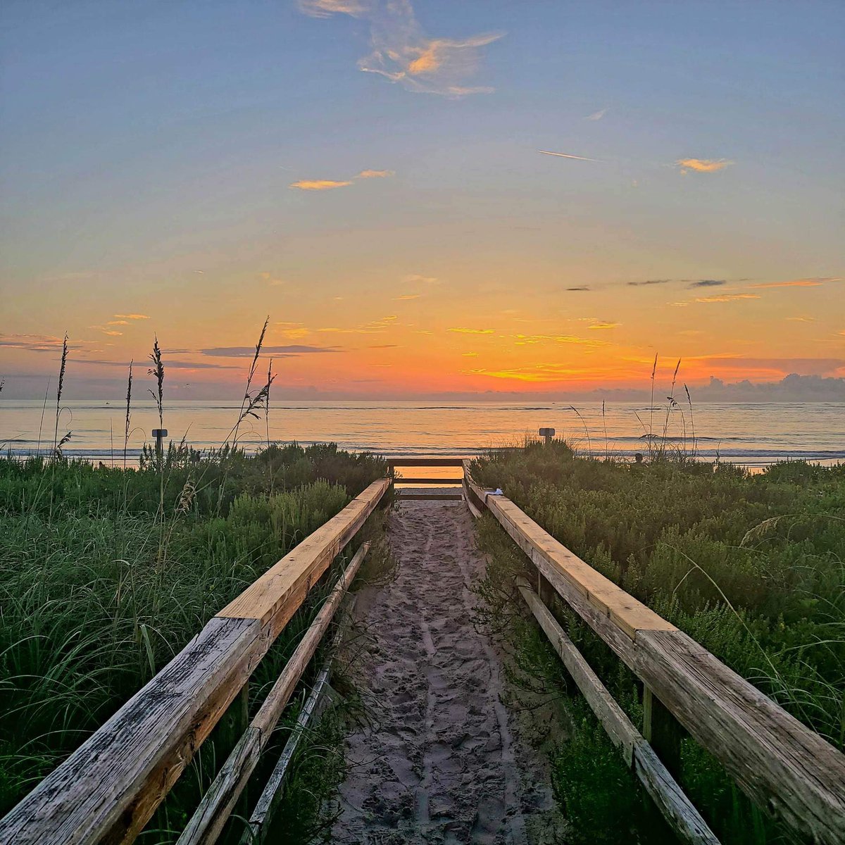 This morning at Saint Augustine… Photo from Christa Morrison