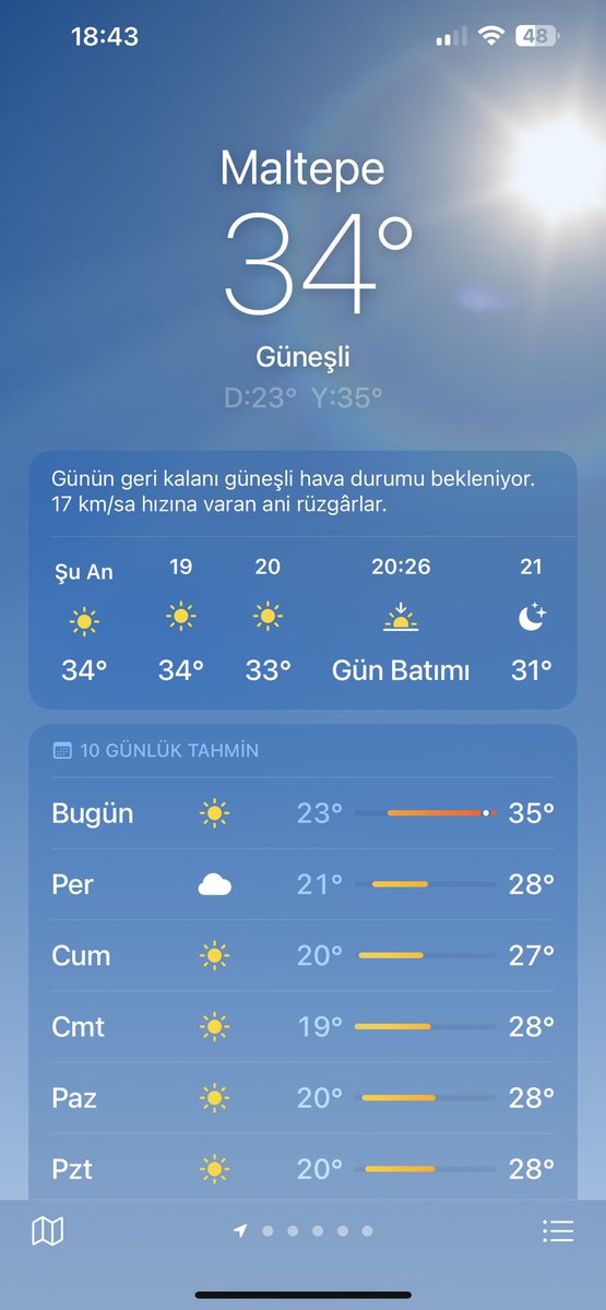 Bu sıcaklar ne zaman biter acaba?