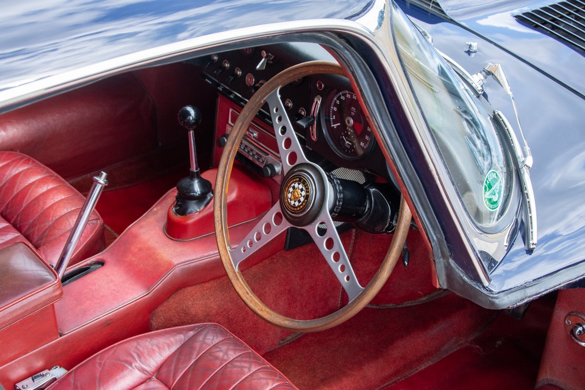 DmHistorics's tweet photo. Original RHD Coupe, boasting matching numbers and just TWO PAST OWNERS! This 4.2 E-type retains its original bill of sale from Henley from May 1966 and remained with this owner of 30+ years. Discover more: https://t.co/L7YKb6MoSr #etypeukshowroom #dmhistorics #jaguaretype #etype https://t.co/WdkXg4LBhk