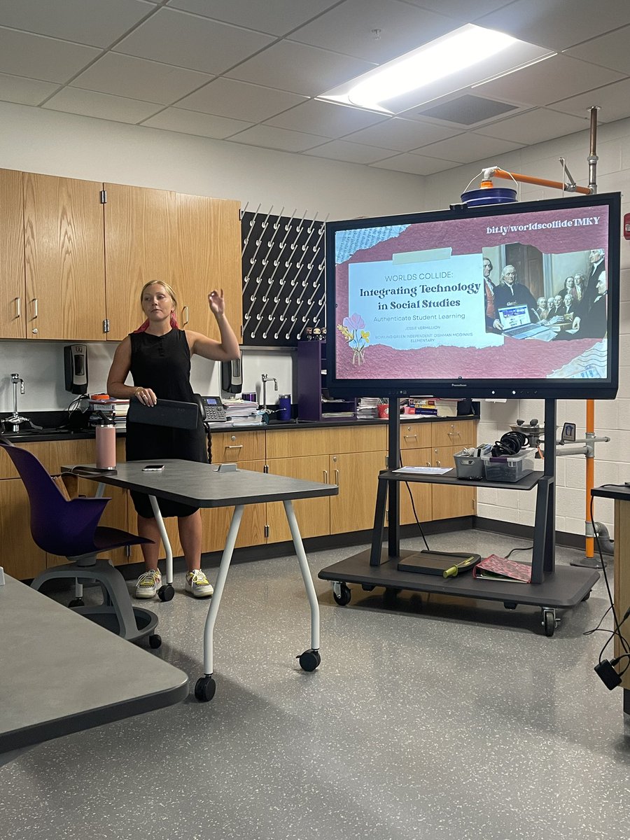 Awesome morning at #TMKY23 <a href="/BGISD/">Bowling Green Independent Schools</a> <a href="/dishmanmcginnis/">@dishmanmcginnis</a> 💜💛