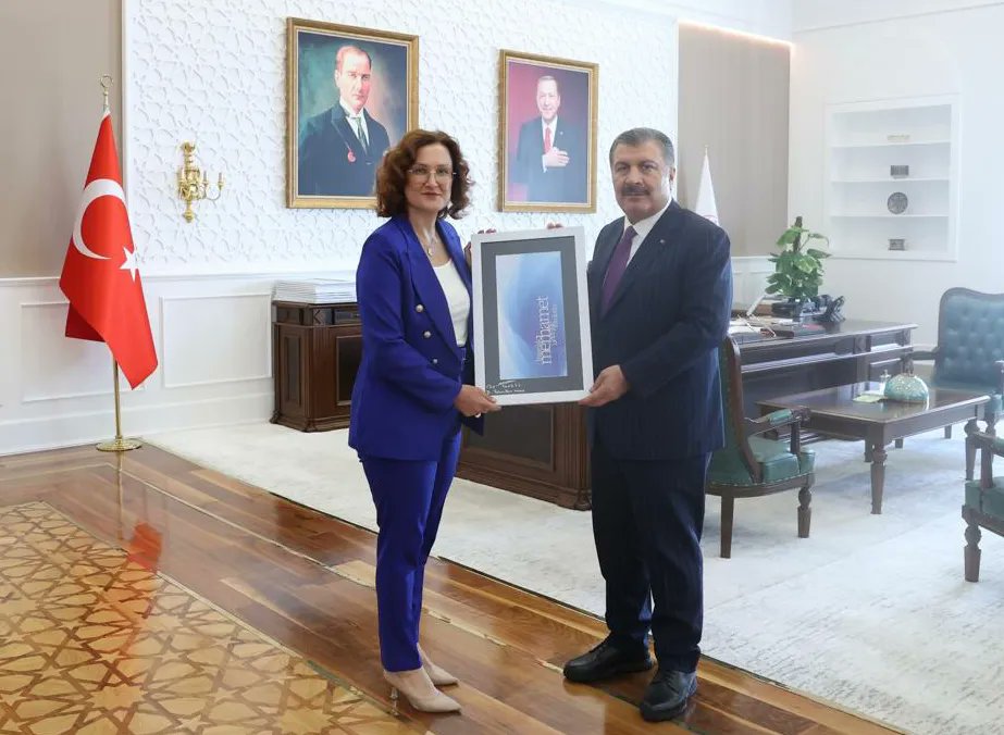 TFD1969's tweet photo. Değerli meslektaşlarımız, 
Nevşehir Milletvekili Sayın Fzt.Emre ÇALIŞKAN ve TFD temsilcileri olarak Sağlık Bakanı Fahrettin KOCA ziyaret edilmiştir. Sayın KOCA ile serbest meslek icrası, istihdam problemleri, özel ve kamu sektöründeki çalışma şartları ve ➡️ https://t.co/dqizkE30Xg